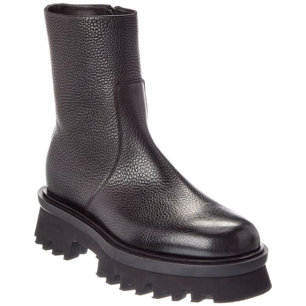 Ferragamo Klem Leather Boot, Black